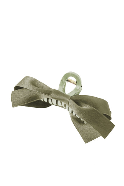 Mist Green Bow Decor Large Hair Claw Clip