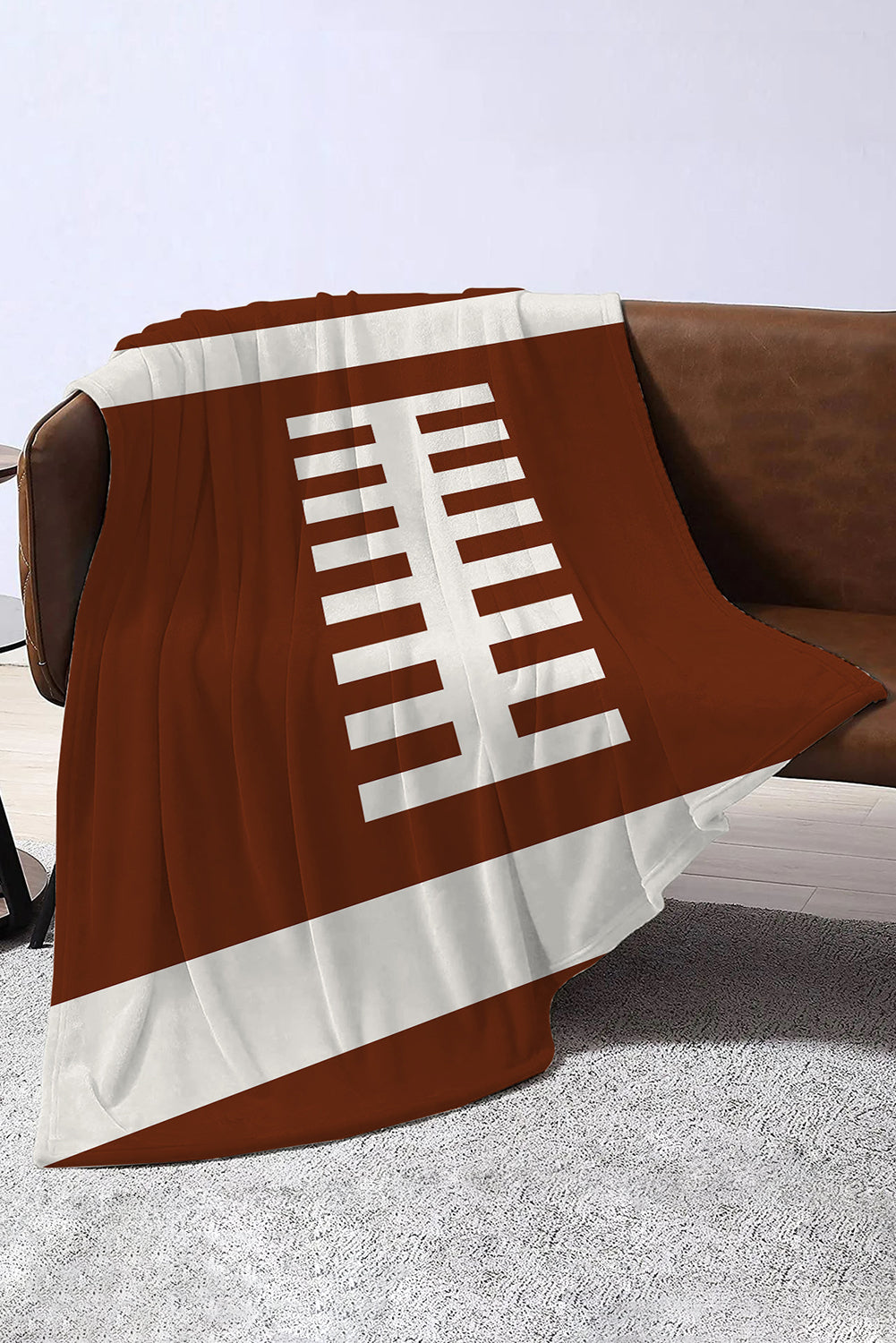 Chestnut Ball Game Fashion Fleece Blanket